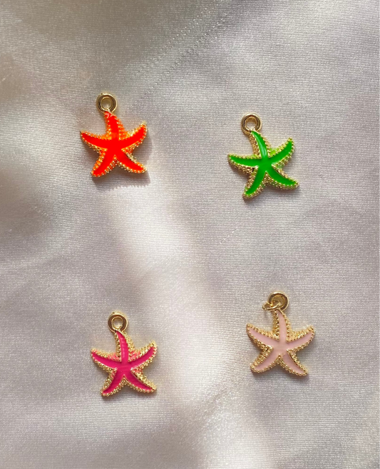 Colored stars charms