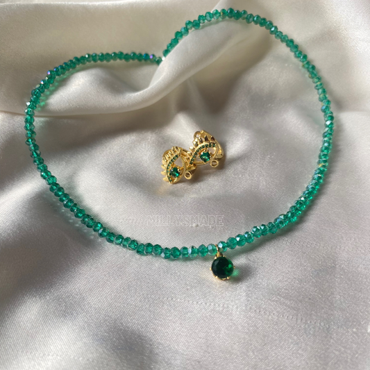 Green crystal set